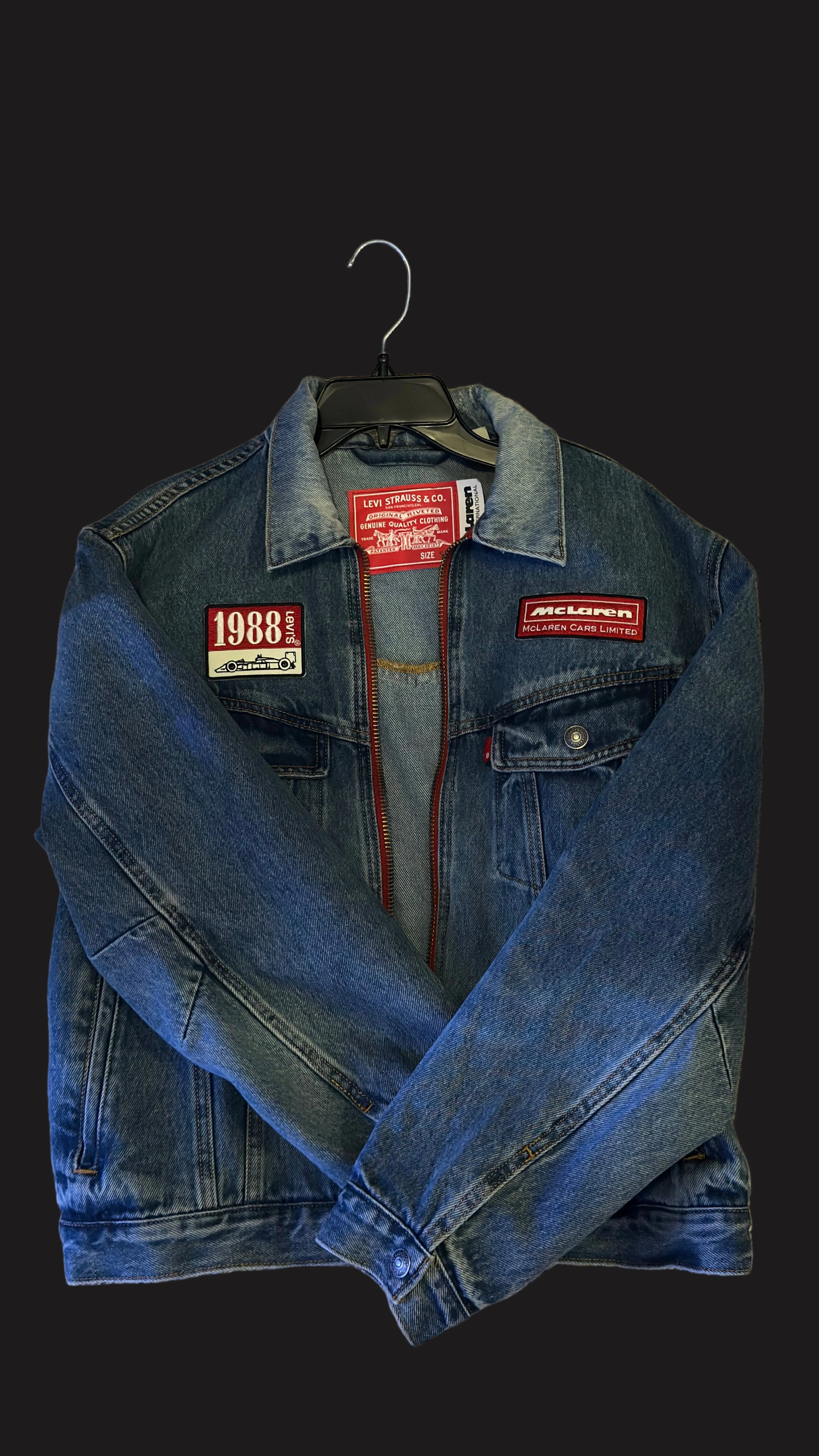 McLaren Levi Jean Jacket Size Small
